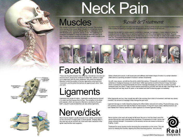 Neck pain infographic